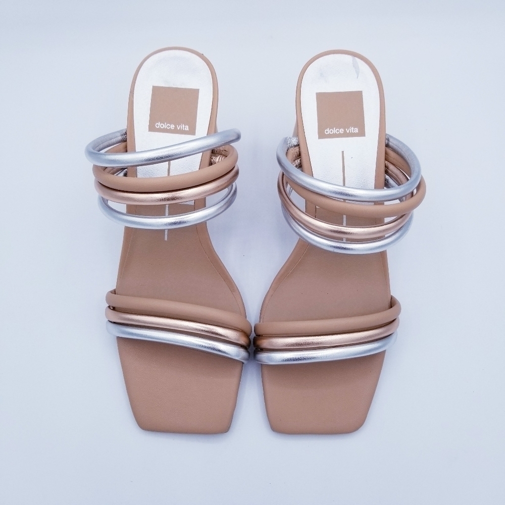 Dolce Vita 3-Tone Strappy Heels Sandals NWOT size 7.5 - Picture 8 of 10